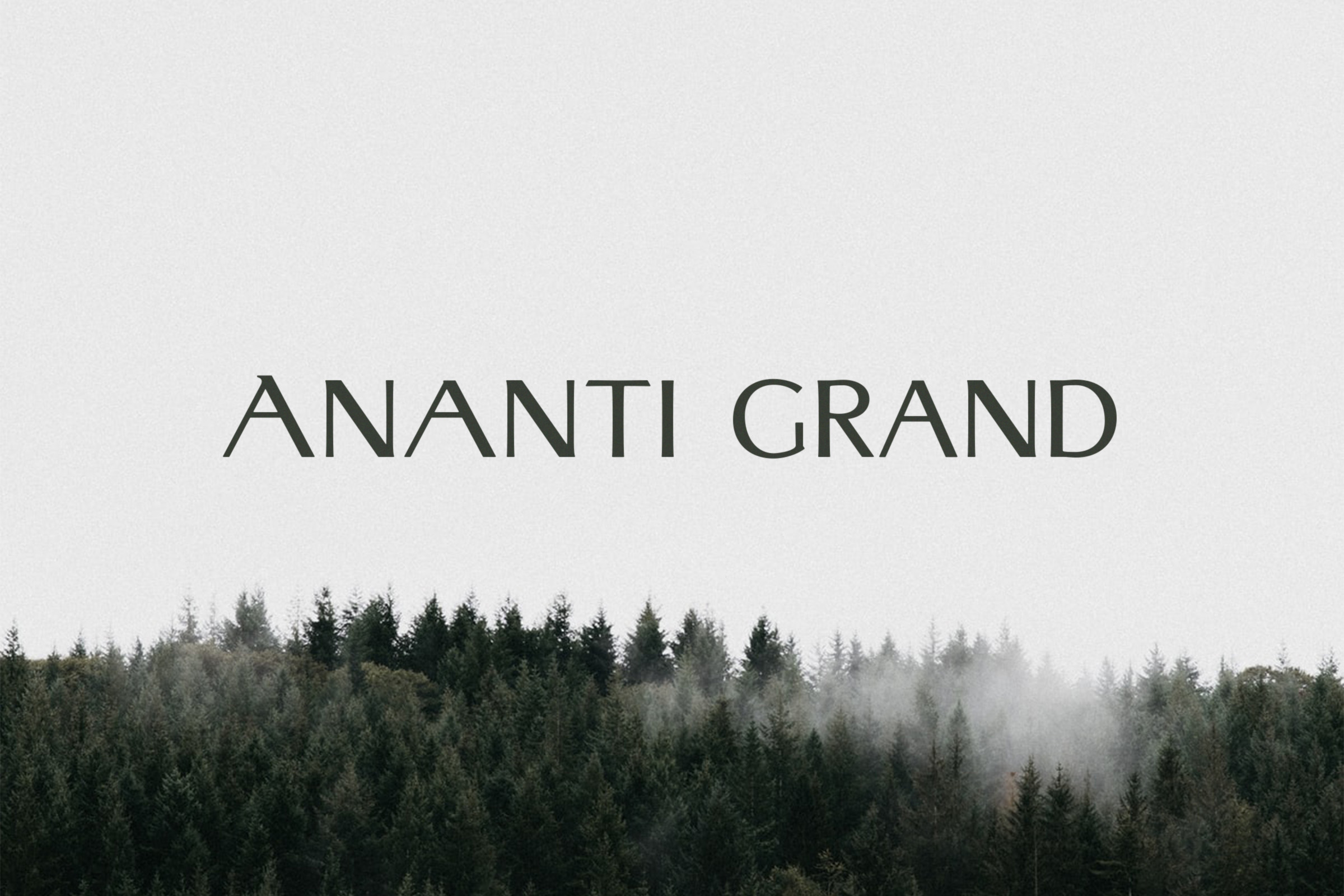 ananti grand typeface design
