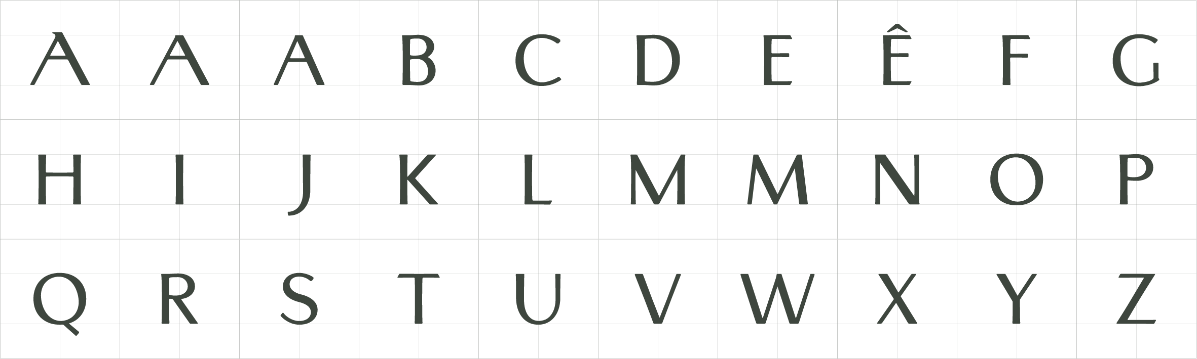 ananti grand typeface design