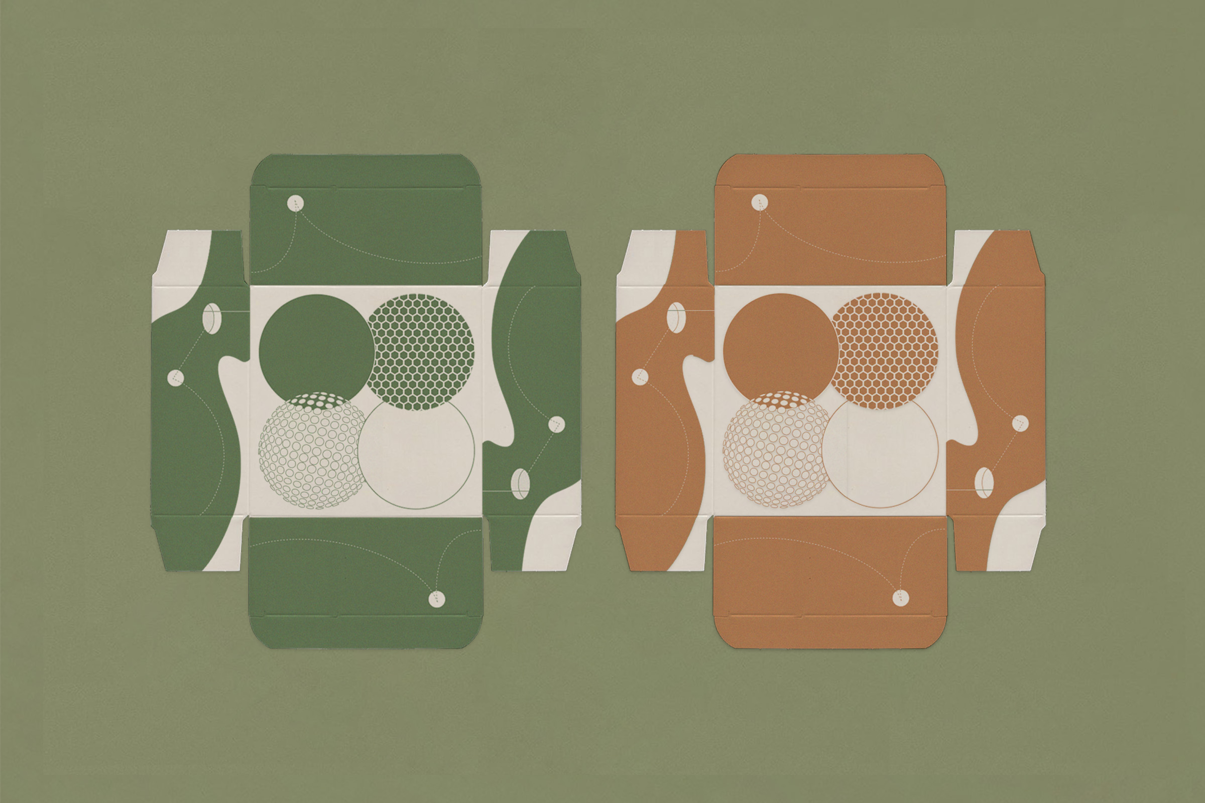 golfball case packaging design image