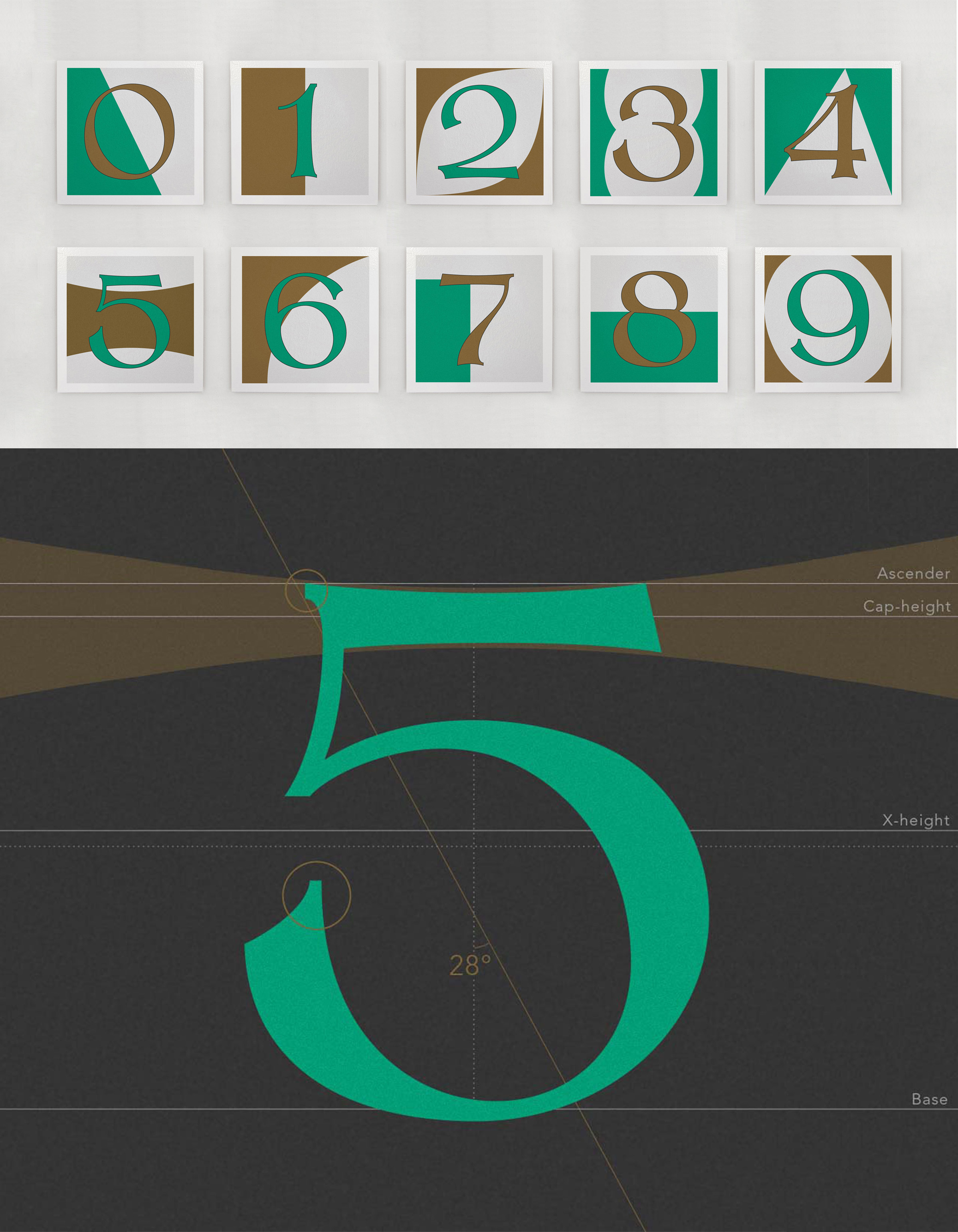 numbers lettering